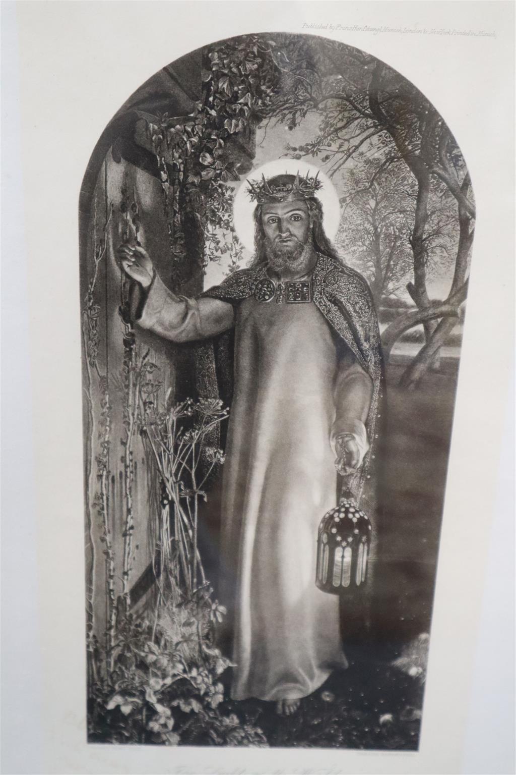 After Laurence Alma-Tadema, Love Votaries, signed photogravure and three other framed prints,
